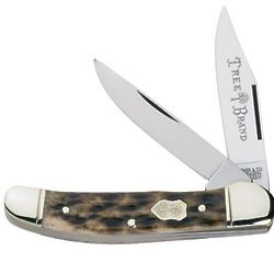 Appaloosa Bone Copperhead 2 Blade Pocket Knife