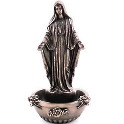 Our Lady of Grace Bronzed Font