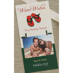 Holiday in the Sand Personalized Photo Postcards