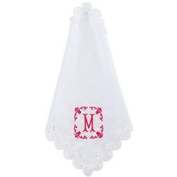 Personalized Decorative Initial Wedding Handkerchief