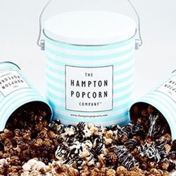 Chocolate Flavors Hampton Popcorn in 1 Gallon Tin