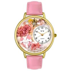 Large Valentine's Day Watch with Pink Band