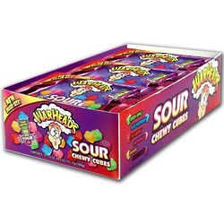 Warheads Sour Chewy Cubes Case