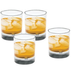 Disco Set of 4 Double Old Fashioned Glasses