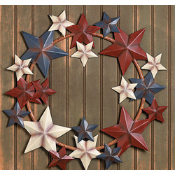 Americana Star Wreath