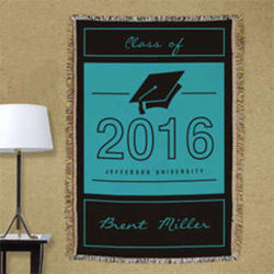Graduation Personalized Throw Blanket
