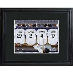 Colorado Rockies Clubhouse Framed Personalized Print