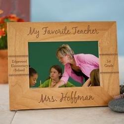 Personalized My Favorite Teacher Picture Frame