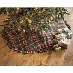 Red and Green Plaid Tree Skirt