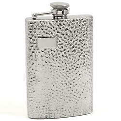 Stainless Steel Hammered Flask
