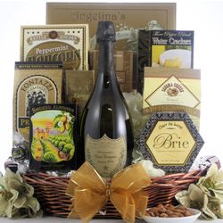 Elegant Expressions Dom Perignon Vintage Champagne Gift Basket