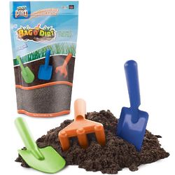 Bag O' Dirt with Garden Tools