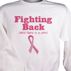 Fighting Back Breast Cancer Awareness Sweatshirt
