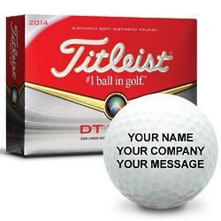 Titleist DT SoLo Personalized Golf Balls