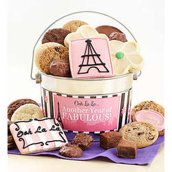 Another Year of Fabulous Treats Cookie Gift Pail