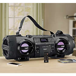 Bass Reflex Boom Box and PA System with Bluetooth