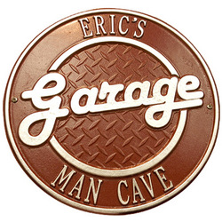 Personalized Garage Plaque