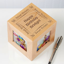 Personalized Birthday Picture Cube
