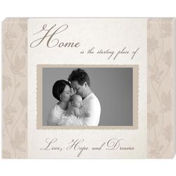 Home Sentiments Family Photo Wall Canvas