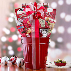 Holiday Assortment in a Red Gift Bucket