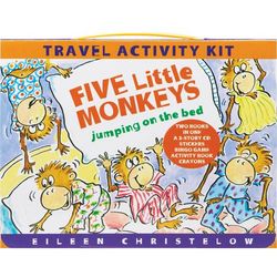 Five Little Monkeys Paperback Book and CD Travel Kit