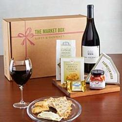 Make Mine a Pinot Wine and Gourmet Snacks Gift Box