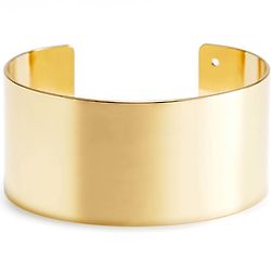 Charleston Gold Plated Cuff Bracelet