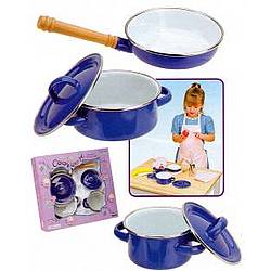 Kids Enamel Cookware Set - FindGift.com