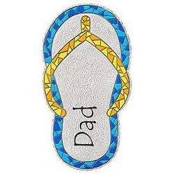 Personalized Small Mosaic Flip Flop Stepping Stone