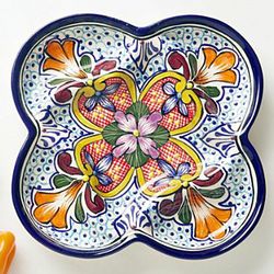 Handcrafted Talavera Appetizer Plate