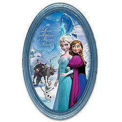Disney Frozen Masterpiece Framed Collector Plate