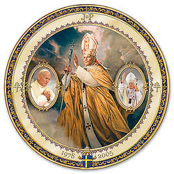 Saint John Paul II Commemorative Porcelain Collector's Plate