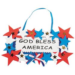 God Bless America Sign Craft Kit