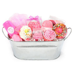 Pretty in Pink Sweet Soaps Gift Basket
