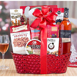 White Zinfandel Holiday Collection Gift Basket