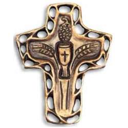 Cast Bronze Communion Cross