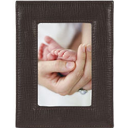 Faux Leather Picture Frame