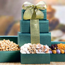 Truffle, Caramel and Popcorn Gift Tower