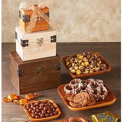 Chocolate Lover's Rustic Trunk Tower