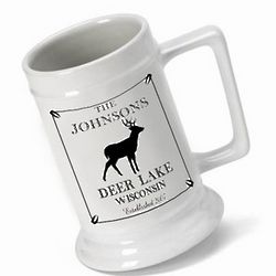 Personalized Stag Stein