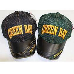 Green Bay Air Mesh Black Visor Baseball Cap