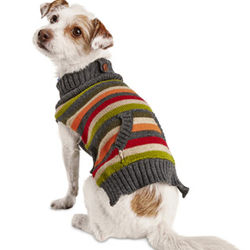 Multi Stripe Dog Sweater