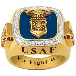 Fly, Fight, Win US Air Force Ring