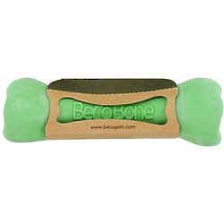 Medium Green Beco Bone Dog Toy