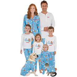 Gingerbread Fun Holiday Matching Family Christmas Pajamas