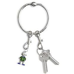 Personalized Key Ring with Kid Charm