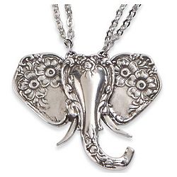 Spoon Elephant Necklace