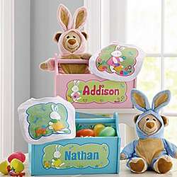 Personalized Un-Bearably Cute Easter Caddy