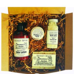 Soap, Lotion, Bath Salt and Healing Salve Gift Box