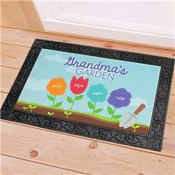 Personalized Garden Welcome Doormat
